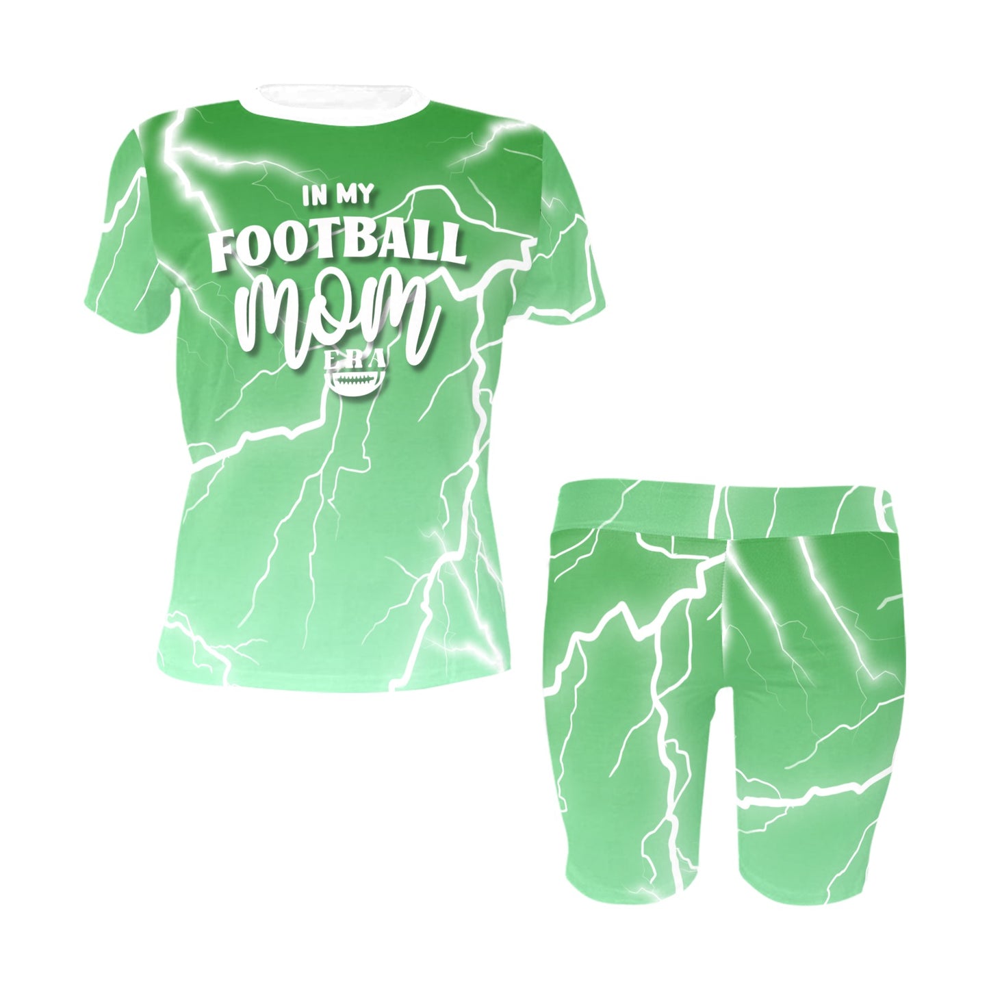 FME-Green Women's Short Yoga Set