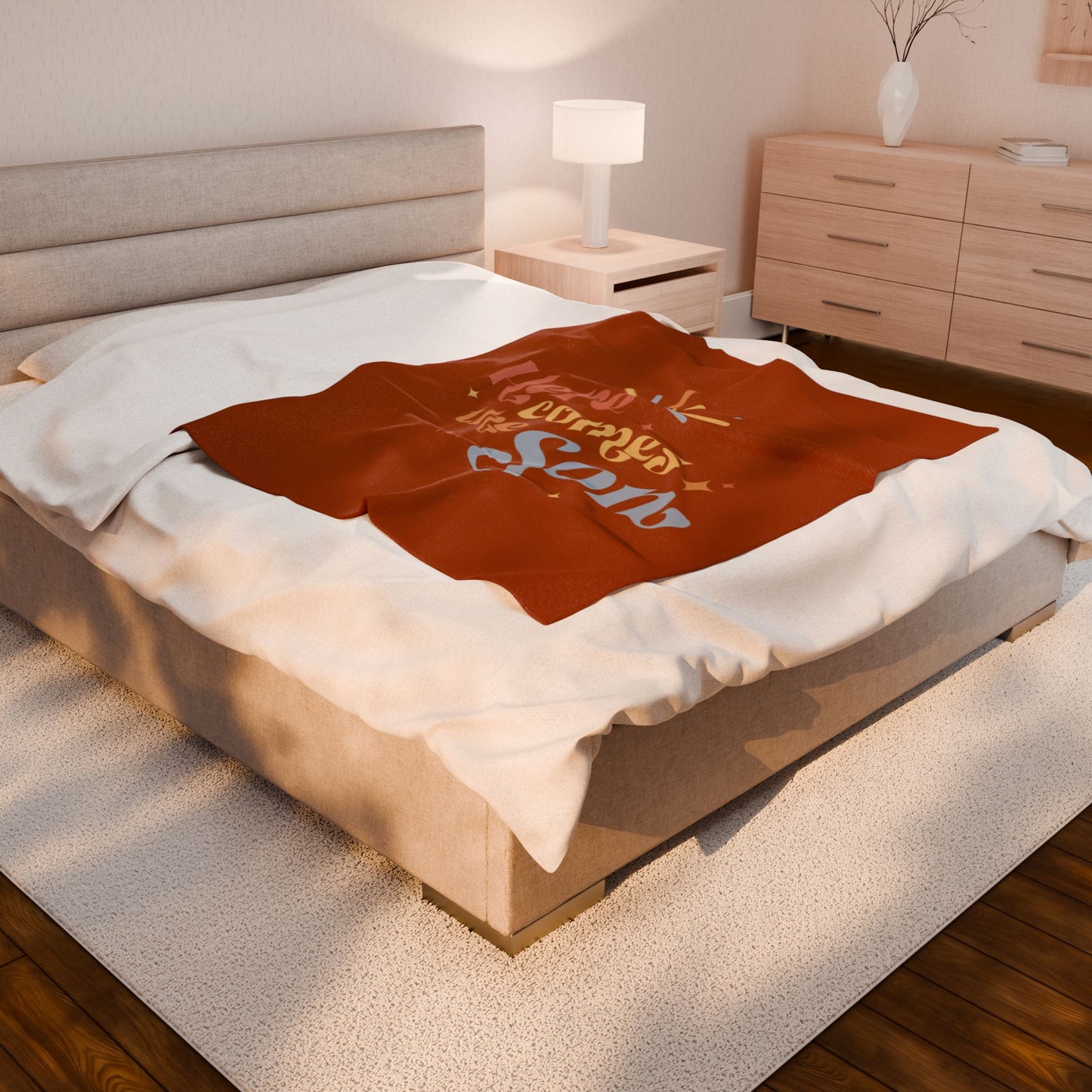 Plush Blanket - 'Here Comes the Son'