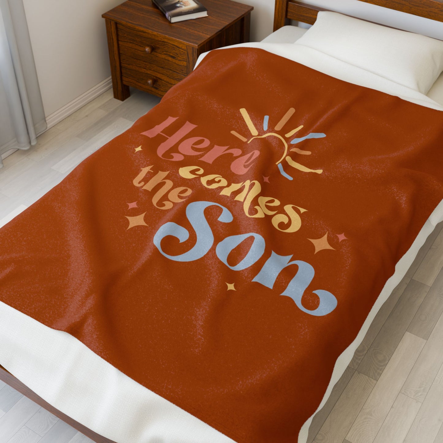 Plush Blanket - 'Here Comes the Son'