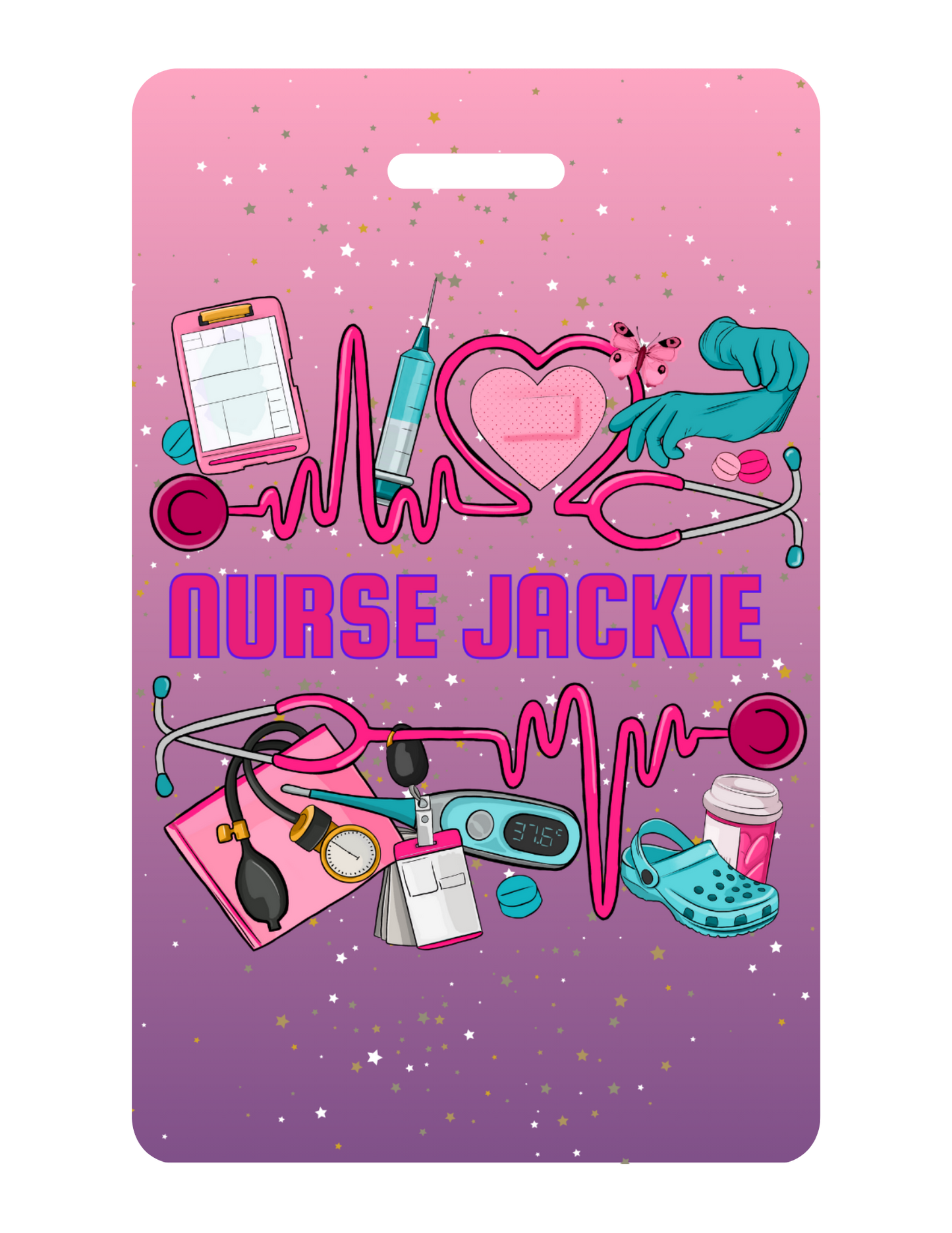 Personalized Nurse Badge Holder | Nurse Appreciation Gift