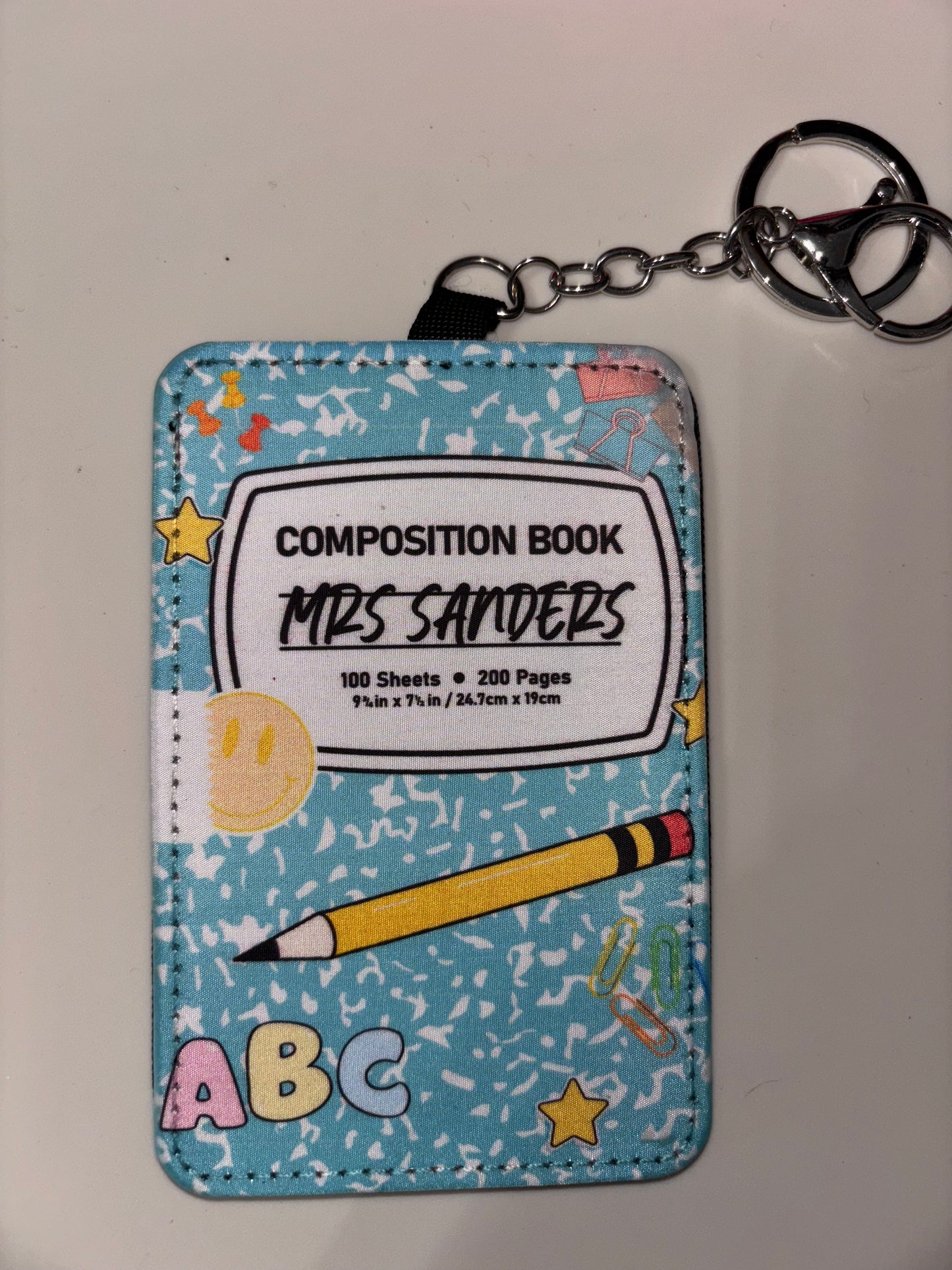 Personalized Teacher Badge Holder| Teacher Appreciation Gift