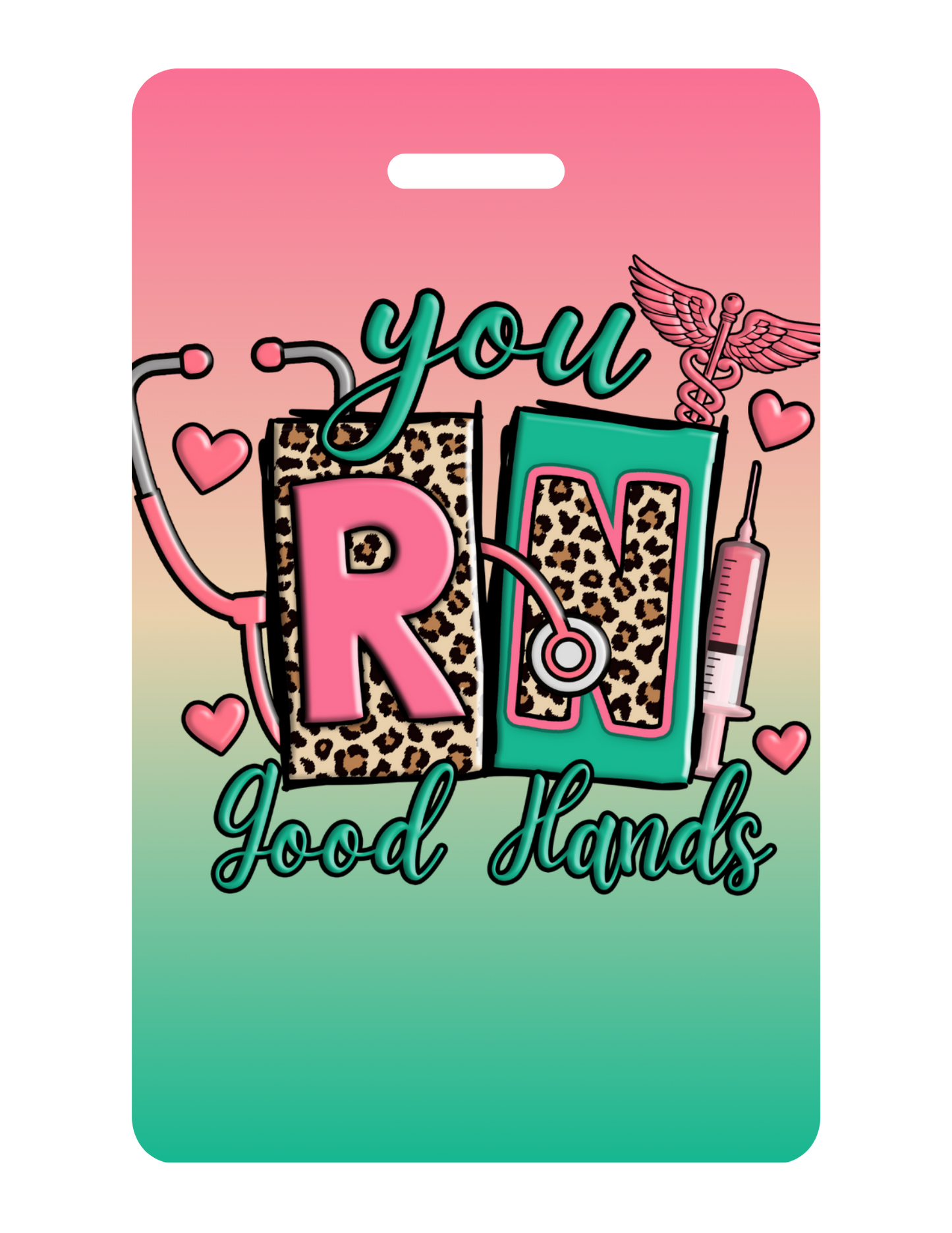 Personalized Nurse Badge Holder | Nurse Appreciation Gift
