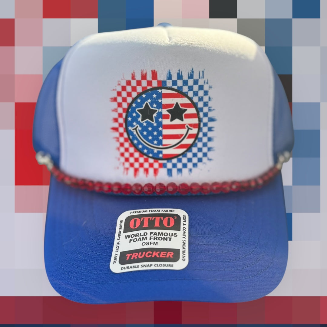 American Flag Tricker Hat