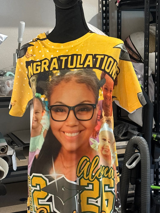 Front-Only Custom T-Shirt – Personalized Adult Tee