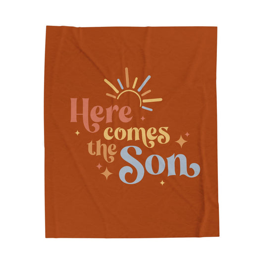 Plush Blanket - 'Here Comes the Son'