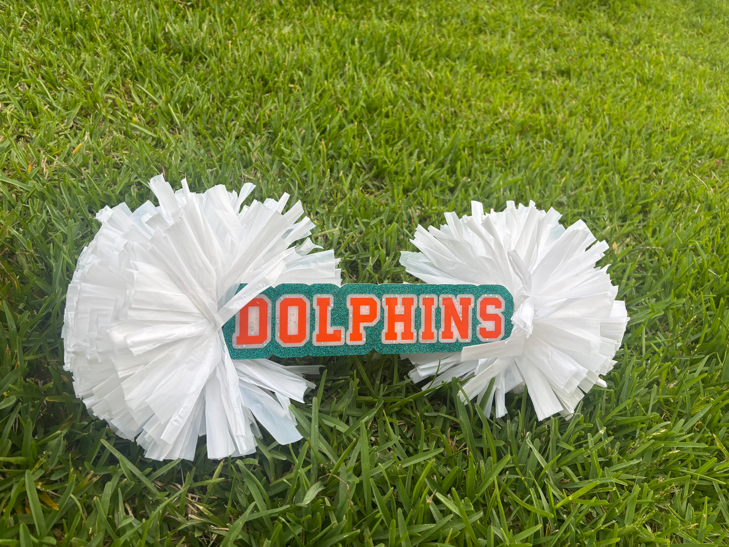 Personalized Name Cheer Stick With Pom Pom |Acrylic Sign (3 Colors)