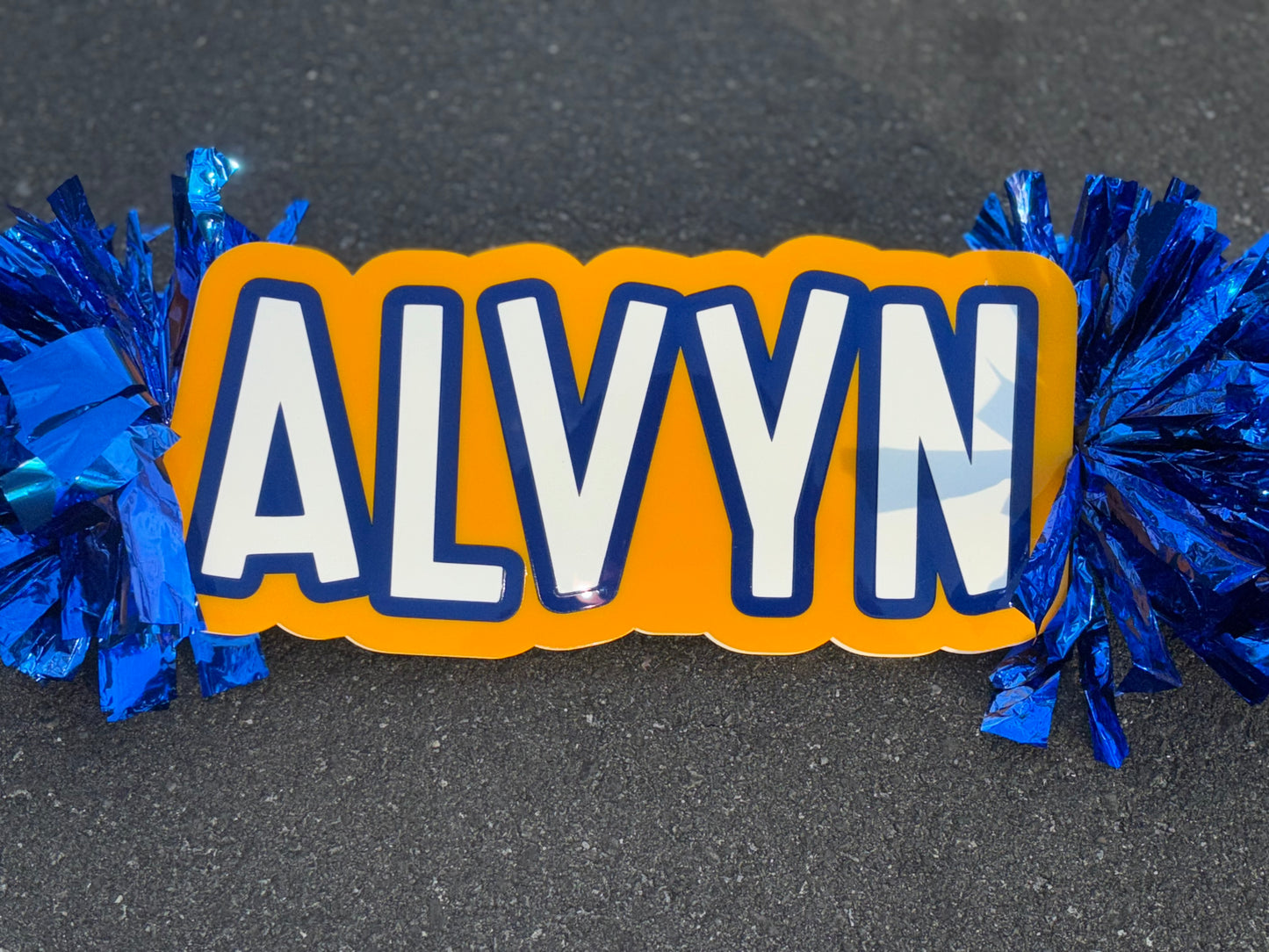 Personalized Name Spirit Stick With Pom Pom |Acrylic Sign (3 Colors)