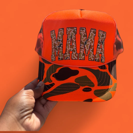 Mama Leopard Camo Trucker Hat