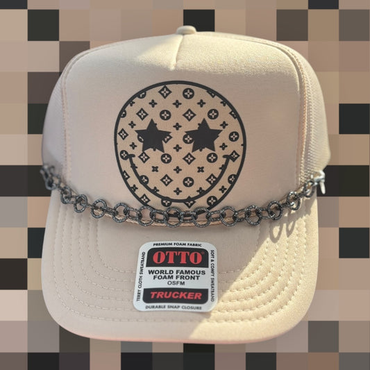 Designer Smiley Trucker Hat