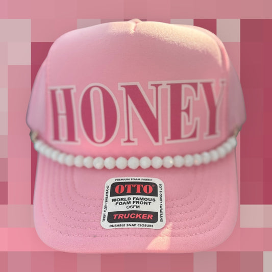 Pink Honey Trucker Hat