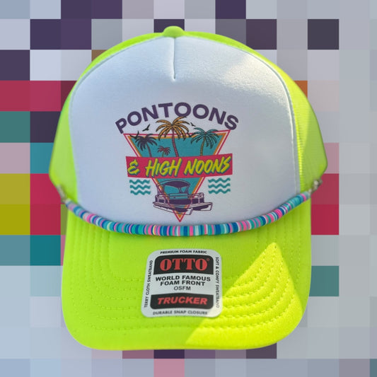 Pontoons High Noons Trucker Hats