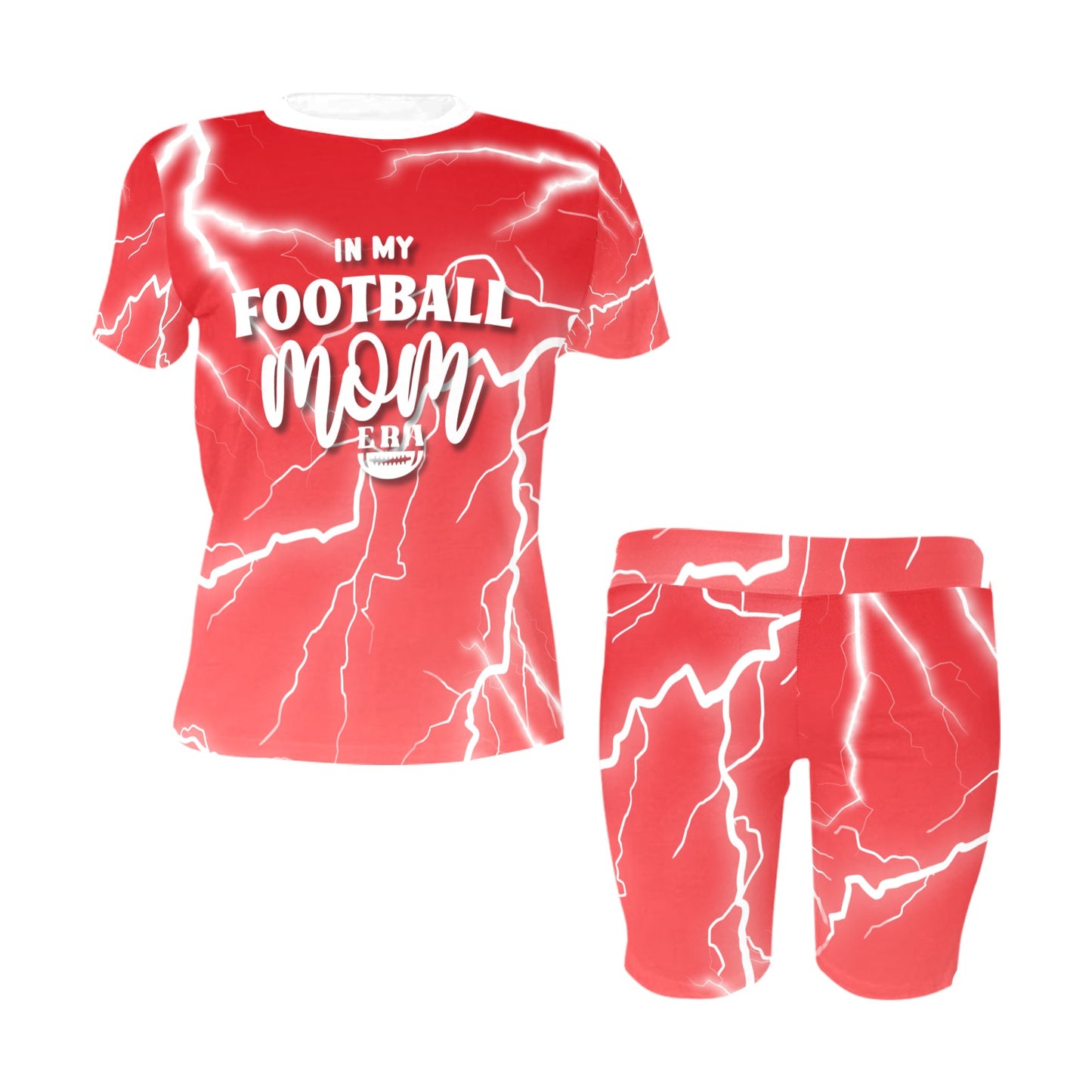 FME- Red Women's Short Yoga Set